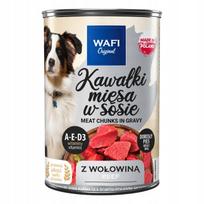 Šunų konservai Wafi su jautiena, 415 g