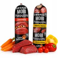 Šlapi šunų pašaras, 90% mėsos (jautiena, kalakutiena, ryžiai), 1 kg, 18 vnt.