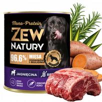 Šunų konservai Zew Natury su ėriena, 800 g