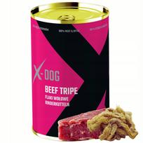 Šunų konservai X-DOG, jautiena su subproduktais, 1200 g, 100% mėsa
