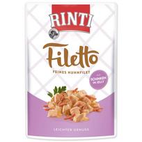 Šunų konservai Rinti Filetto su vištiena ir kumpiu želė, 100 g