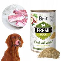 Šunų maistas BRIT FRESH su antiena ir soromis, 400 g
