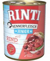 Šunų konservai RINTI Kennerfleisch Junior su jautiena, 400 g