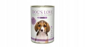 Šunų konservai DOG'S LOVE Junior Lamm, su ėriena, moliūgu ir ramunėlėmis, šuniukams, 400 g