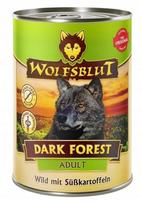 Šunų konservai Wolfsblut Dark Forest su žvėriena ir saldžiomis bulvėmis, 395 g