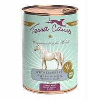 Šunų ėdalas TERRA CANIS su arkliena, pankoliais ir šalavijais, 400 g