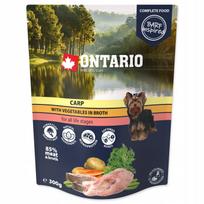 Šunų konservai ONTARIO su karpiu ir daržovėmis sultinyje, 300 g