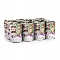 Šunų konservai RAW PALEO PUPPY LAMB, aviena, 12 x 400 g