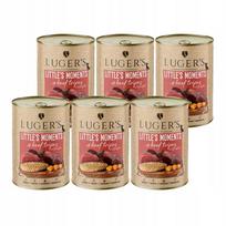 Sausas maistas mažų veislių šunims Luger's Little's Moments su moliūgu ir jautiena, 6 x 400 g