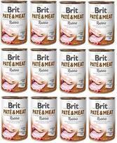 Šunų konservuotas ėdalas BRIT PateMeat su triušiena, 24 x 400 g