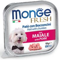 Šunų paštetas su kiauliena Monge, 100 g