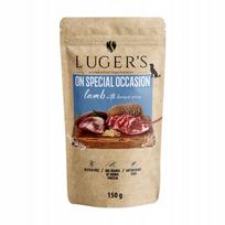 Šlapias šunų maistas Luger's su ėriena ir ryžiais, 150 g