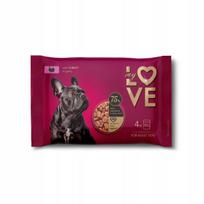 Šunų šlapias maistas My Love su kalakutiena, 4x100 g maišeliai