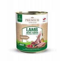 Šunų konservai Pokusa Premium Selection, ėriena su triušiena, 800 g