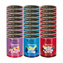 Šunų konservai DOLINA NOTECI, įvairūs SUPERFOOD skoniai, 24 x 800 g