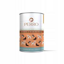 Šunų konservai PERRO Gourmet MONO su menke ir morkomis, 410 g, be grūdų