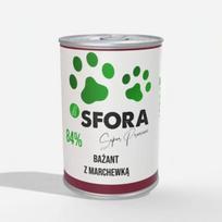 Šunų maistas Sfora fazanas su morkomis, 400 g