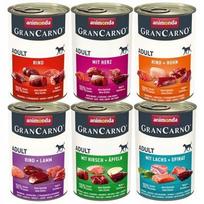 Šunų konservai Animonda GranCarno, įvairūs skoniai, 6 x 400 g
