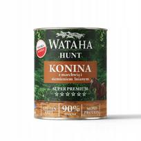 Šunų konservai Wataha Hunt su arkliena, morkomis ir sėklomis, 800 g