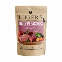 Šlapias šunų maistas Luger's Daily Pleasures su veršiena ir morka, 500 g