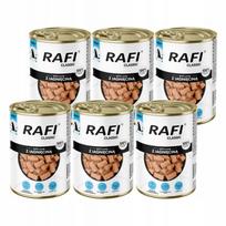 Šunų konservai Rafi su ėriena, 6 x 1240 g