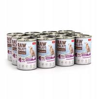 Šlapias ėdalas šunims RAW PALEO Adult, ėriena, 12 x 400 g