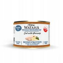 Šunų maistas WATAHA ADULT LIGHT su menke ir pastarnokais, 185 g