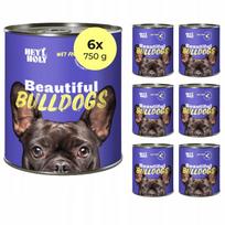 Šlapias pašaras buldogams BEAUTIFUL BULLDOGS HEY HOLY PREMIUM, 6 x 750 g