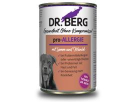 Šunų pašaras DR. BERG Pro-ALLERGIE, alergijoms ir odos problemoms, 400 g