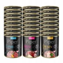 Šunų ėdalas Dolina Noteci Piper, įvairūs skoniai, 24 x 800 g