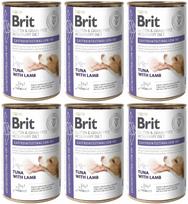 Dietinis šunų maistas Brit Veterinary Gastrointestinal Low Fat, 6 x 400 g konservai
