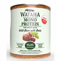 Šunų konservai WATAHA MONO, šerniena su burokėliais, 800 g