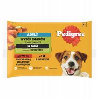 Šunų konservai PEDIGREE su jautiena, ėriena ir kalakutiena padaže, 4 x 100 g