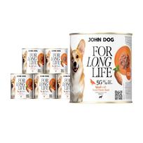 Šlapias ėdalas šunims John Dog, putpeliena ir saldžioji bulvė, 6 x 800 g