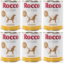 Šunų konservai ROCCO Diet Care Hepatic, su vištiena, avižomis ir varške, 6 x 400 g