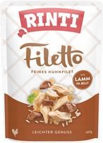 Vištienos ir ėrienos filė gabaliukai drebučiuose Rinti, 100 g