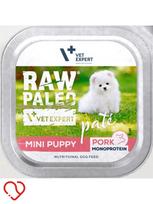 Sausas šunų maistas Raw Paleo Mini Puppy, kiauliena, 150 g