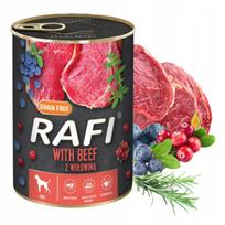 Šunų konservai DOLINA NOTECI RAFI su jautiena, 400 g