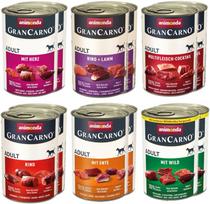 Šlapi šunų ėdalas ANIMONDA Grancarno Adult, 6 skoniai, 12 x 400 g