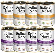 Šunų konservai Dolina Noteci Premium, įvairių skonių, 8 x 800 g