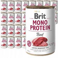 Šunų konservai Brit Mono Protein jautiena, 24 x 400 g