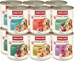 Šunų konservų rinkinys Animonda GranCarno Adult, 12 x 800 g, 6 skonių, be paukštienos