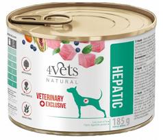 Šunų konservai 4VETS NATURAL HEPATIC, 185 g