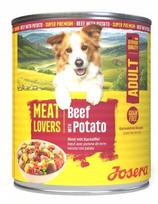 Šunų konservai JOSERA Meat Lovers su jautiena ir bulvėmis, 800 g