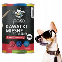 Šunų konservai CHUNK PAKO su jautiena, 415 g
