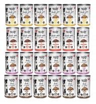 Šunų konservai TUF TUF MIX, 75 % mėsos gabaliukų padaže, 24 x 415 g, 9,96 kg