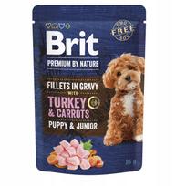 Šunų maistas Brit Premium by Nature Puppy, kalakutiena ir morkos, 85 g