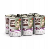 Šunų maistas RAW PALEO Puppy su ėriena, 6 x 400 g