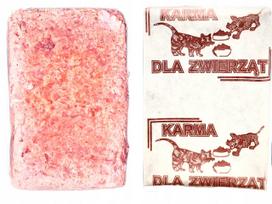 Šunų pašaras BARF, šaldyta paukštiena kubeliais, 20 kg