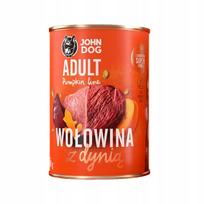 Šunų konservai John Dog su jautiena ir moliūgu, 400 g